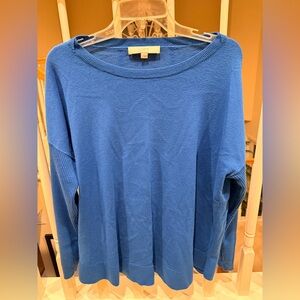 LOFT Deep Blue Knit Top